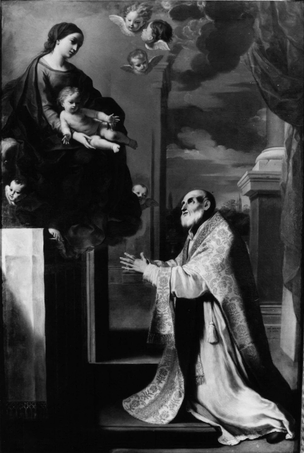 San Filippo Neri in adorazione della Madonna con Bambino - Chiesa di S. Maria di Galliera, Bologna